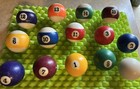 Mixed Lot Vintage Replacement Pool Balls Billiards Balls