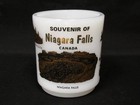 Niagara Falls Coffee Mug White Milk Glass Canada Souvenir