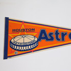 Vintage Original 1980s Houston Astros Astrodome Baseball Full Size Pennant Flag