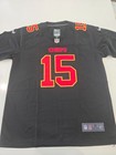 Patrick Mahomes  15 Kansas City Chiefs Black Alternate Jersey Men s Size Medium