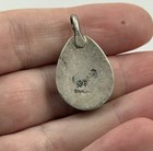 Vintage Ct Signed Native American Navajo Sterling Silver Turquoise Pendant