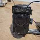 Yashica Mat-124g Medium Format Tlr Film Camera With Flash  Filter Kit Hard Case