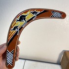 Vintage   Australian Wood Boomerang Throwing Object 9   x13   