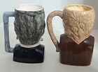 Frankenstein   Wolfman Mug Universal Studios 1981 Vtg Erneli Made In Japan Rare