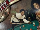 Schlitz Cold Beer Sign Negro Playing Pool