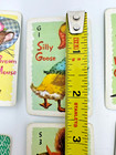 Vintage 1940s Whitman Animal Rummy Mini Tiny 2 5  Card Game Incomplete -30 Cards