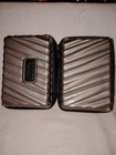 Tumi For Delta Mini Hard Shell Amenity Case Travel Kit Grey silver