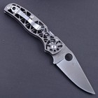 2025 New Skeleton Aluminum Handle Light Weight Easy Carry Tactical Pocket Knife
