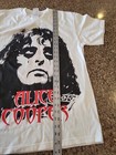 Alice Cooper T Shirt White 2004 Mens Medium Band Concert Vintage