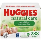 Sensitive Baby Wipes Unscented Hypoallergenic 288 Count Plant Based Gentle Care