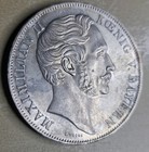 1855 Germany Bavaria 2 Gulden Thaler Maximillian Ii Unc Ms Bu Uncirculated Km848