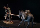 Msd 1 30 015 German Soldier Leading A Donkey stalingrad Campaign  Diecast Figure