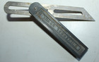 E  Vintage Universal Bevel Square Metal Handle