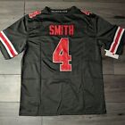 Jeremiah Smith  4 Ohio State Buckeyes Blackout Stitched Men s Jersey Large
