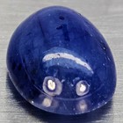 Natural Blue Sapphire Gemstone 10 91ct Oval Cabochon