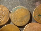 1864 1865 1866 1867 1868 Dated Solid Two Cents 2 Cents Piece Nice Flan Hzx