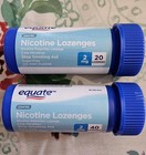 Equate Nicotine Lozenges Coated Ice Mint Flavor 2mg 60 Pieces 05 2026 Open Box