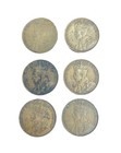 Canada Newfoundland Large One Cent Copper Coin Lot Of Six