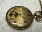 Antique Elgin Art Deco Gold Filled Mechanical Open Face Pocket Watch Running