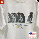 2001  i Just Gotta Be Me  Rockhopper Nat Geo Rare White T-shirt For Men Women