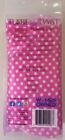 Turbie Twist Stylin  Shower Cap  Waterproof satin Fabric  Pink Dot  Lot Of 3