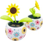 Solar Dancing Flowers Powered Sunflower  Cute Powered    
