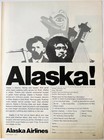 1972 Alaska Airlines Advertisement Gold Rush Sitka Aviation Vintage Dww10d