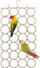Bird Rope Climbing Ladder Parrot Hanging Swing Perch For Parakeets Cockatiels   