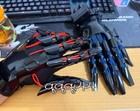 Cyberpunk Knight Cosplay Led Luminous Arm Armor Resin Mechanical Glove Accessory