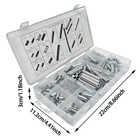200-piece Compression And Extension Spring Combo Set  Small Metal Loose Steel Sp