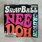 Schylling Needoh Snowball Crunch Squeeze Ball White Crunchy Texture Sensory Toy