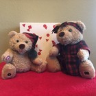 Christmas Bears 2talking Singing Synchronized Avon Bedtime Tales  in Box  Tested