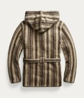 Rrl Ralph Lauren 1940s Sportsman Hooded Brown Alpaca Jacket Men s Medium M