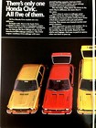 1976 Honda Civic Print Ad 