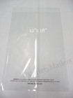20 Large Resealable 12  x 18   Cello Merchandise Bags With Suffocation Warning