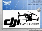 New Dji Mavic 2 Zoom Window   Case Decal Sticker Fpv Quadcopter Uav Pro Drone