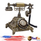 Vintage Handset Telephone Old Fashioned Rotary Dial Phone Antique European Style