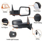 Heated Mirror W power Fold Signal Light Right For 2019-2024 Ram 1500 68276500ah