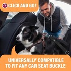 Active Pets Black Car Seat Belt For Dogs  Attaches To Harness   Collar  Adjustab