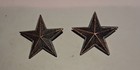 Ww2 Us General Stars  Pinback  Matching Set Of Four  1 Inch Wide  Ns Meyer Wwii