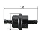 2 Pieces Track Bottom Roller Undercarriage Fits Bobcat 325 331 Mini Excavator
