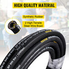 Vevor Hydraulic Hose 3 8  Coiled Hydraulic Hose 50ft R2 Steel Wire W p  Psi5000