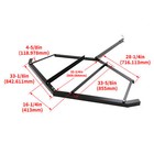 Driveway Drag Tow Behind Drag Harrow 72   Width  Steel Gravel Grader For Atv utv