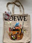 Authentic Loewe Crafted World Exhibition Canvas Tote Bag -brown-39 39 12 Cm