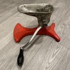 Vintage Enterprise Red Meat Grinder Chopper Grinder Number K-1978