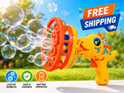 Dinosaur Bubble Gun Automatic Bubble Machine Toy For Kids Outdoor Party Blower