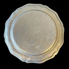 3 Vintage 10 25  Armetale Pewter Like Queen Anne Dinner Plates Wilton Rwp