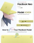 Case For Macbook Neo 13 Inch A3404  2026  Shockproof Hard Shell Protective Cover
