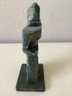 Inuit Stone Carving 7 5  Tall Signed