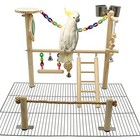 Bird Playground For Top Of Cage  Parrot Gym Hanging Chewing Toys  Cage Top Set